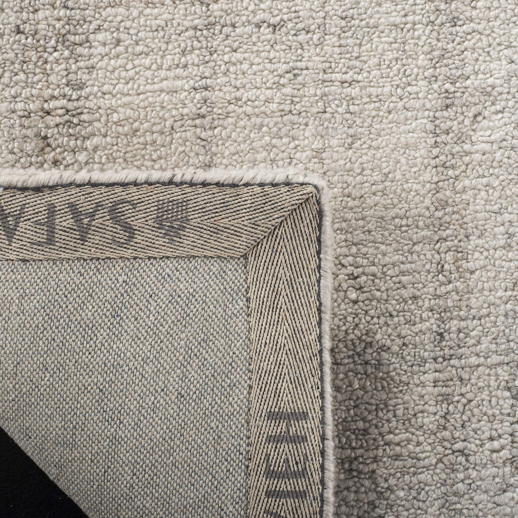 Safavieh Abstract Collection Runner Rug - 2'3'' X 8', Light Grey, Handmade Wool & Viscose, Ideal For High Traffic Areas In Livin