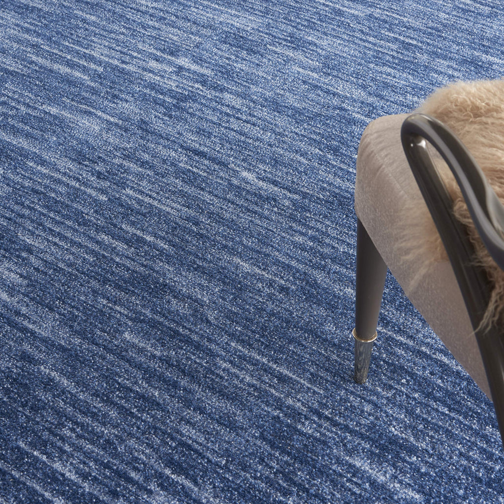 Nourison Essentials Indoor/Outdoor Navy Blue 8' X 10' Area Rug, Easy -Cleaning, Non Shedding, Bed Room, Living Room, Dining Room, Backyard, Deck, Patio (8X10)
