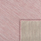 Solid Outdoor Rug For Patio Or Balcony Waterproof In Mottled Pink, Size: 6'7' X 9'2'
