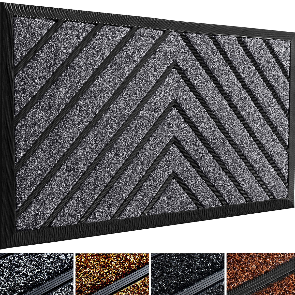 Ubdyo Extra Durable Doormat - Efficient Dirt Trapping - Ideal For Entryway - Front Porch Rug - Outdoor Door Rug - Outdoor Floor
