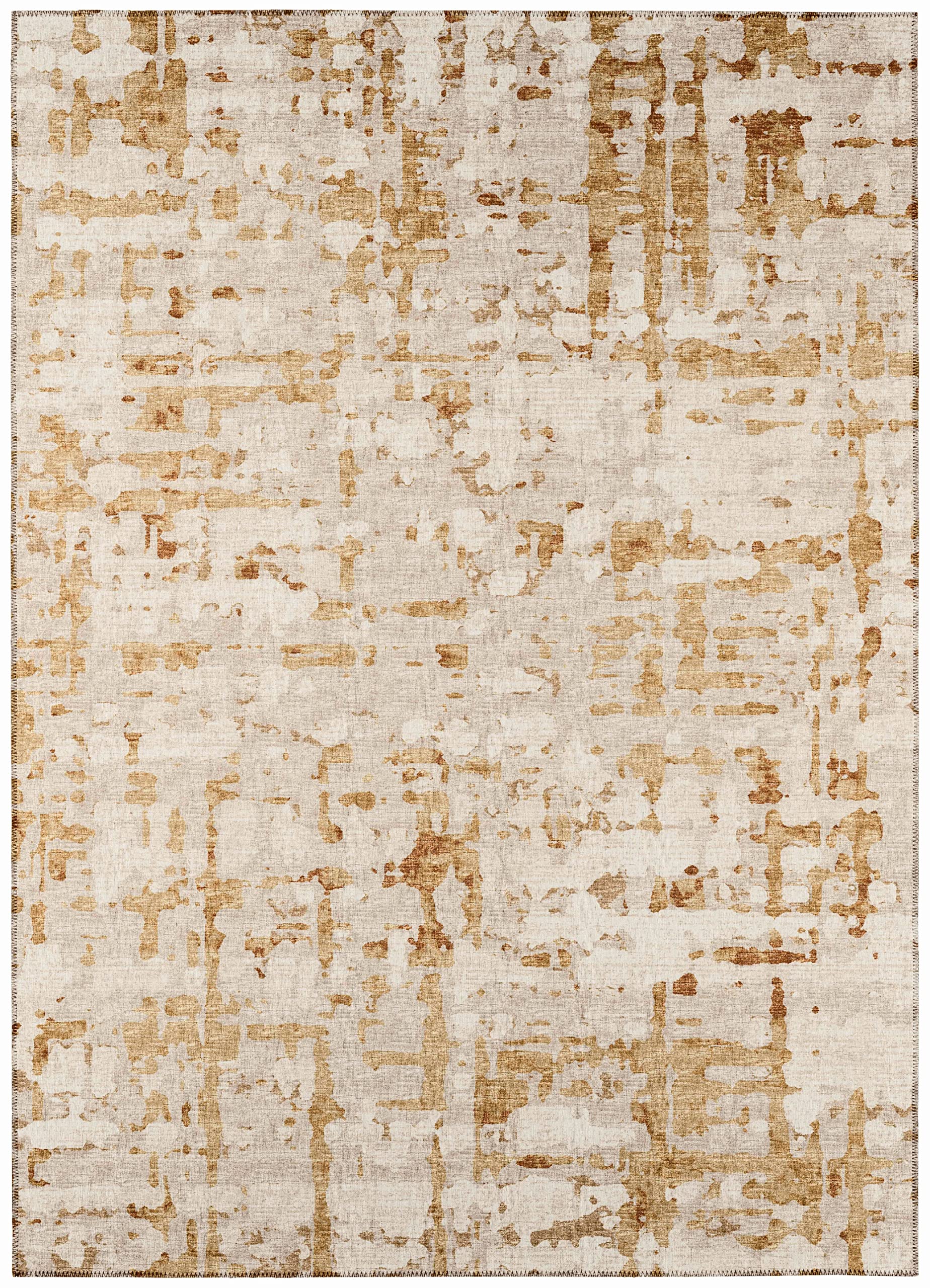 Addison Rugs Bravado Abv35 Caramel Washable 10' X 14' Indoor Outdoor Area Rug, Easy Clean, Machine Washable, Non Shedding, Bedroom, Entry, Living Room, Dining Room, Kitchen, Patio Rug