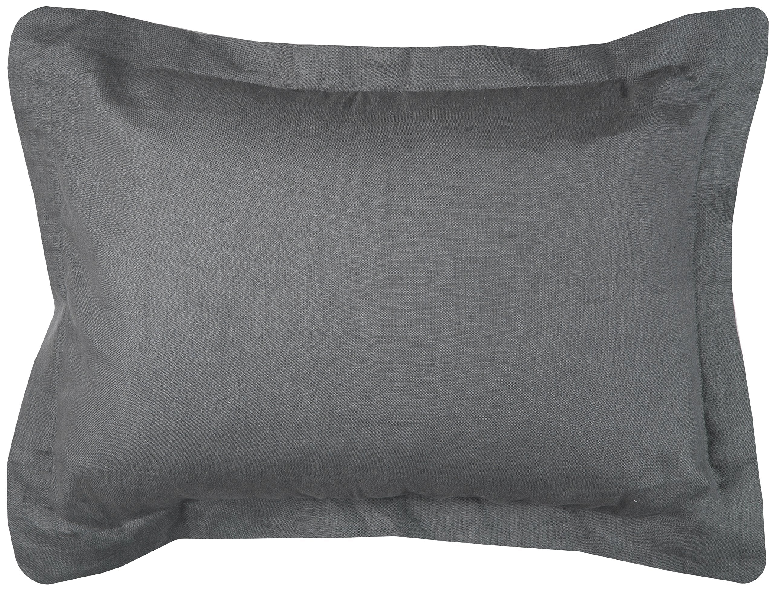 Rizzy Home | BT1726 | Standard Sham | 20"x26" Gray/Neutral/ Solid