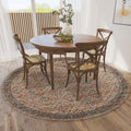 Dalyn Rugs Jericho Jc10 Linen 4' X 4' Rectangle Soft Round Rug, Easy Clean, Non Shedding, Bedroom, Entry, Living Room, Dining Room, Kitchen Rug