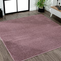 JONATHAN Y SEU100R-9SQ Haze Solid Low-Pile Indoor Area Rug, Coastal, Bohemian, Minimalist, Classic, Casual for Bedroom,Kitchen,L