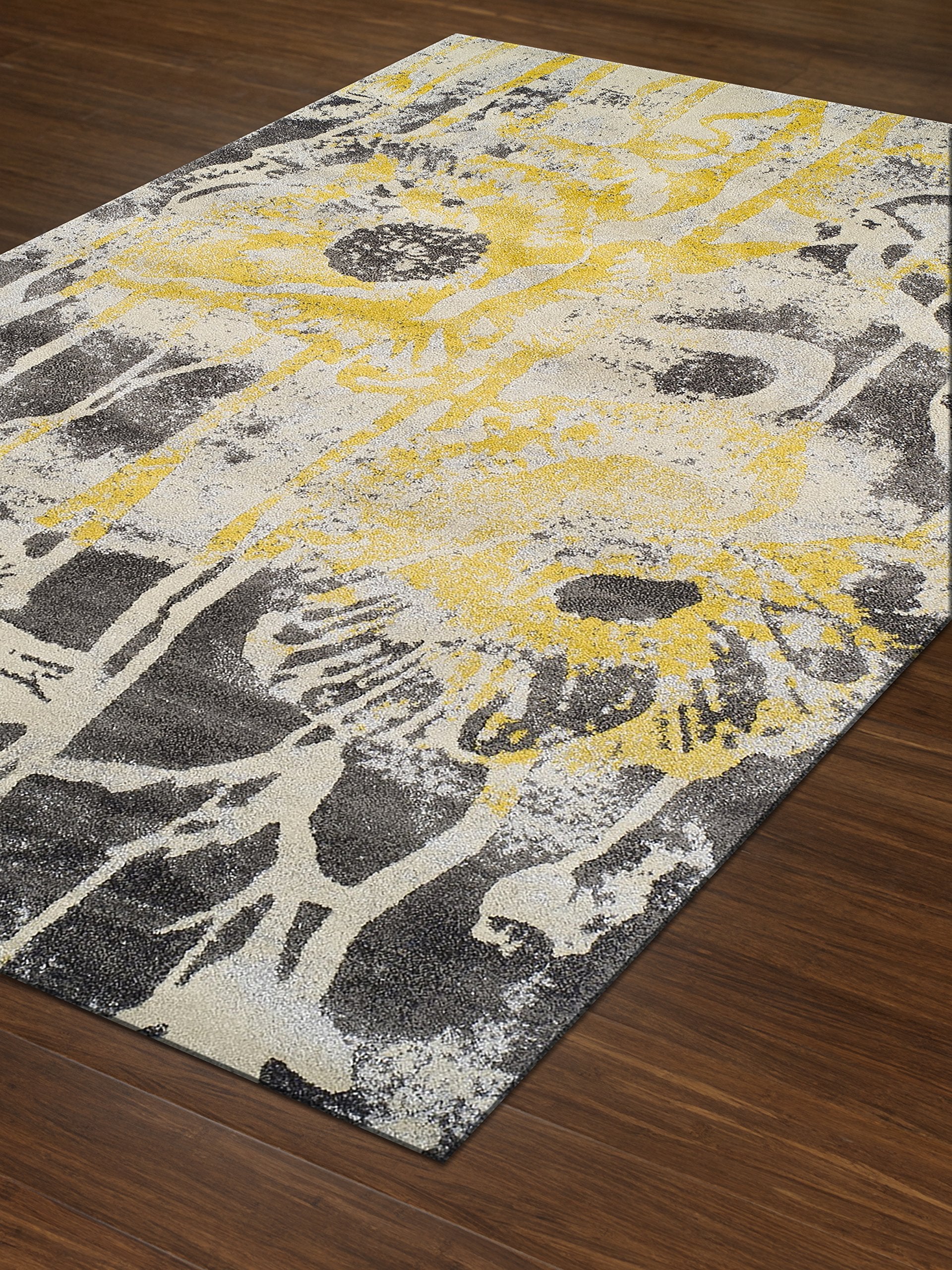 Dalyn Rugs Modern Greys Rug, 5'3&quot; X 7'7&quot;, Lemon
