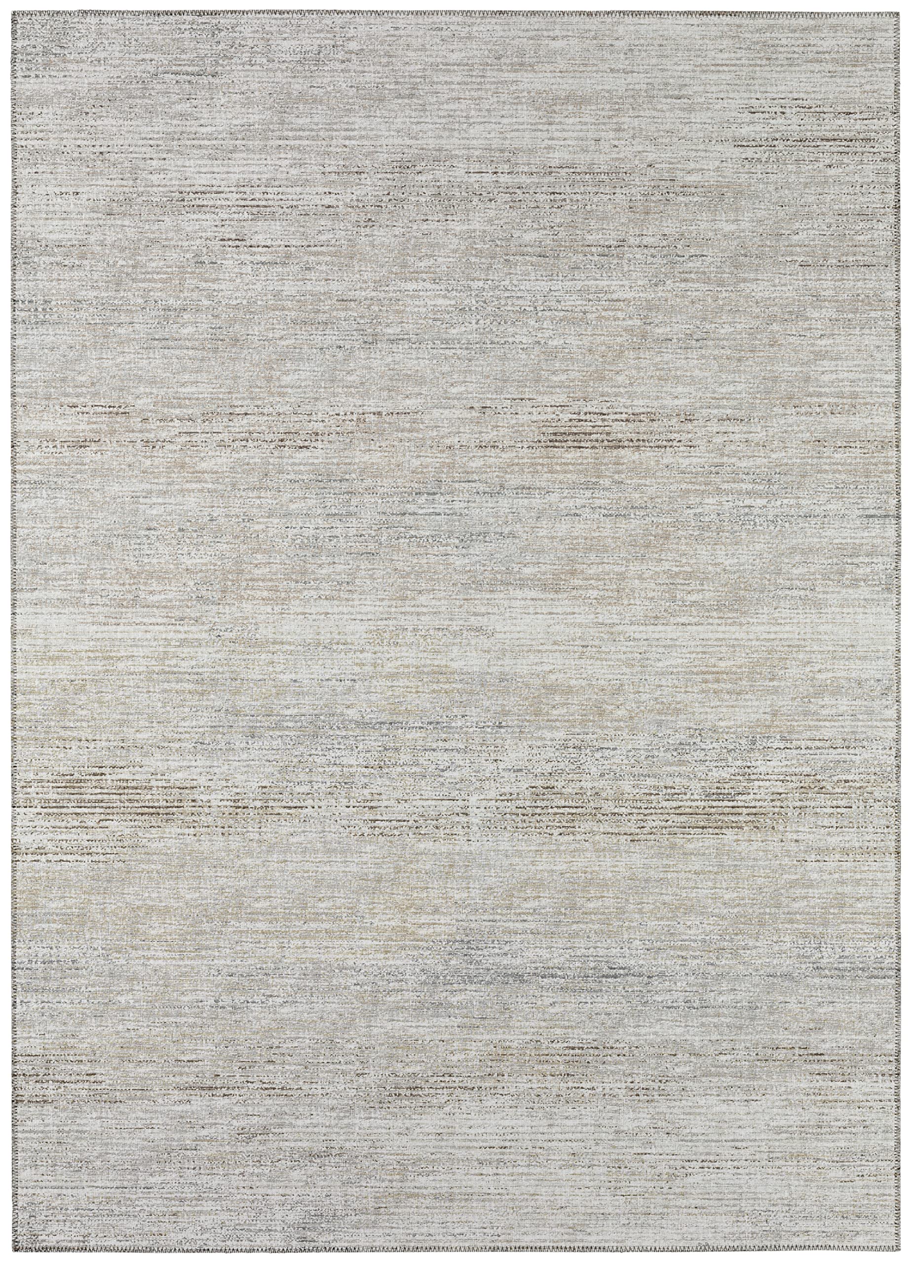 Addison Rugs Marston 9' X 12' Transitional Beige Indoor Outdoor Area Rug, Stain Resistant, Machine Washable, Non Shedding, Bedroom, Living Room, Dining Room, Kitchen Rug