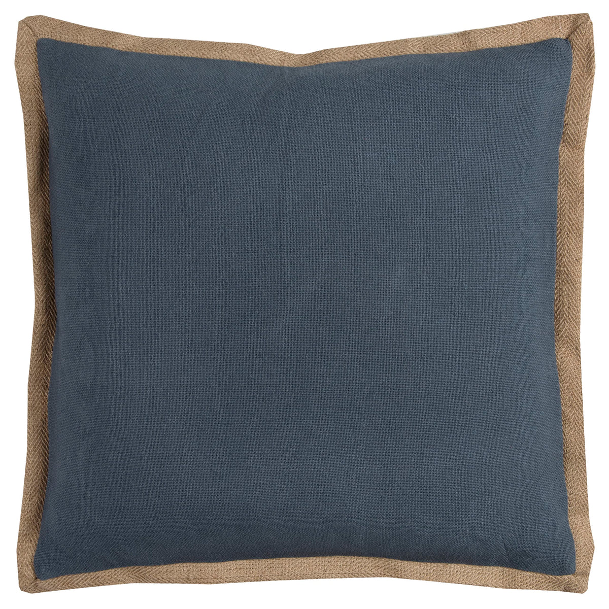 Rizzy Home | T11026 | 22&quot;x22&quot; Gray/Blue/Black Decorative Pillow | Down Fill