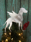 Great Dane with Natural Ears Angel Christmas Tree Topper, Dog Christmas Tree Topper, Wreath Decoration, Holiday Decoration, meta