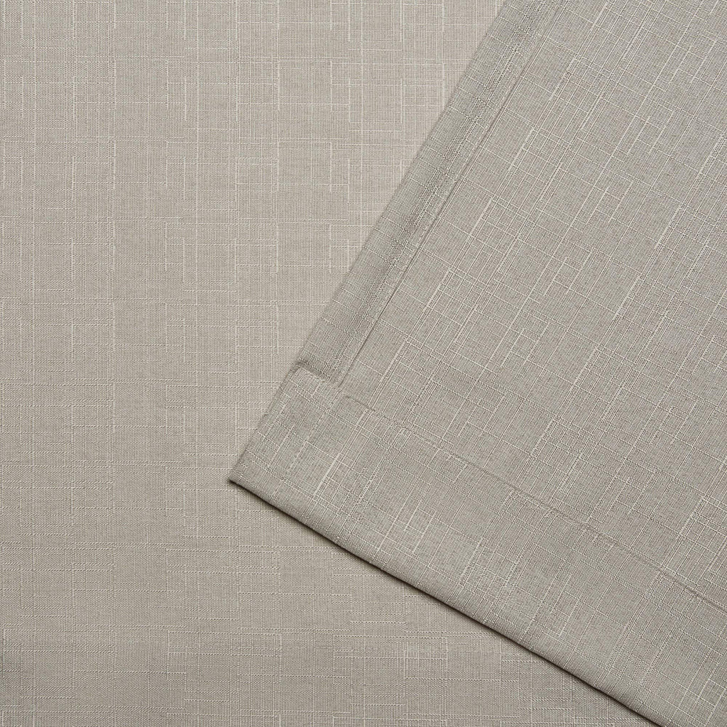 Exclusive Home Loha Linen Braided Tab Top Curtain Panel Pair, 54''X96'', Beige