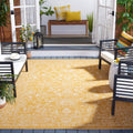 Safavieh Courtyard Collection 8' X 10' Gold/Ivory Cy8680 Indoor/ Outside Waterproof Easy Cleansingpatio Backyard Mudroom Area Ma