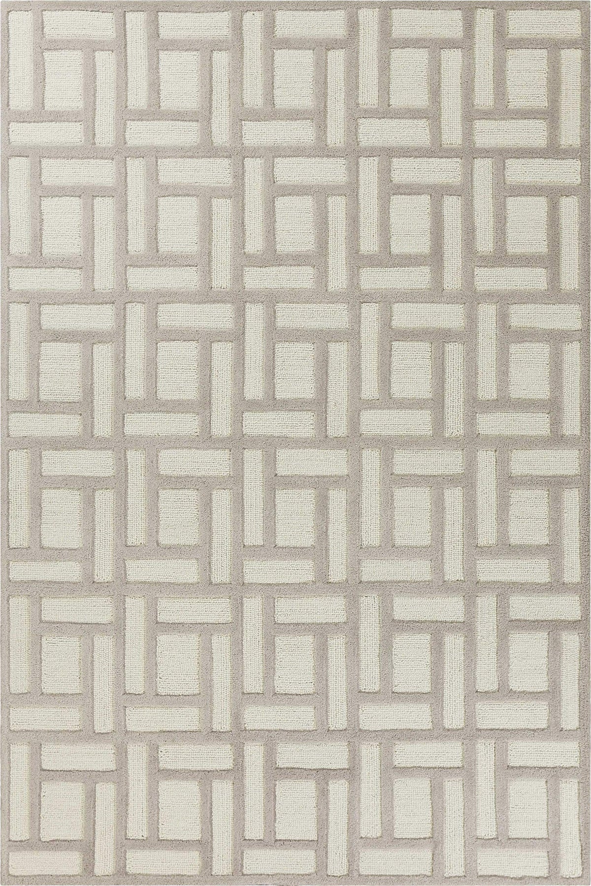 HomeRoots Tan/Ivory 3'3' x 5'3' Wool Tan Ivory Area Rug