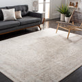 SAFAVIEH Evoke Collection Area Rug - 9 x 12, Ivory & Taupe, Oriental Distressed Design, Non-Shedding & Easy Care, Ideal for Hi