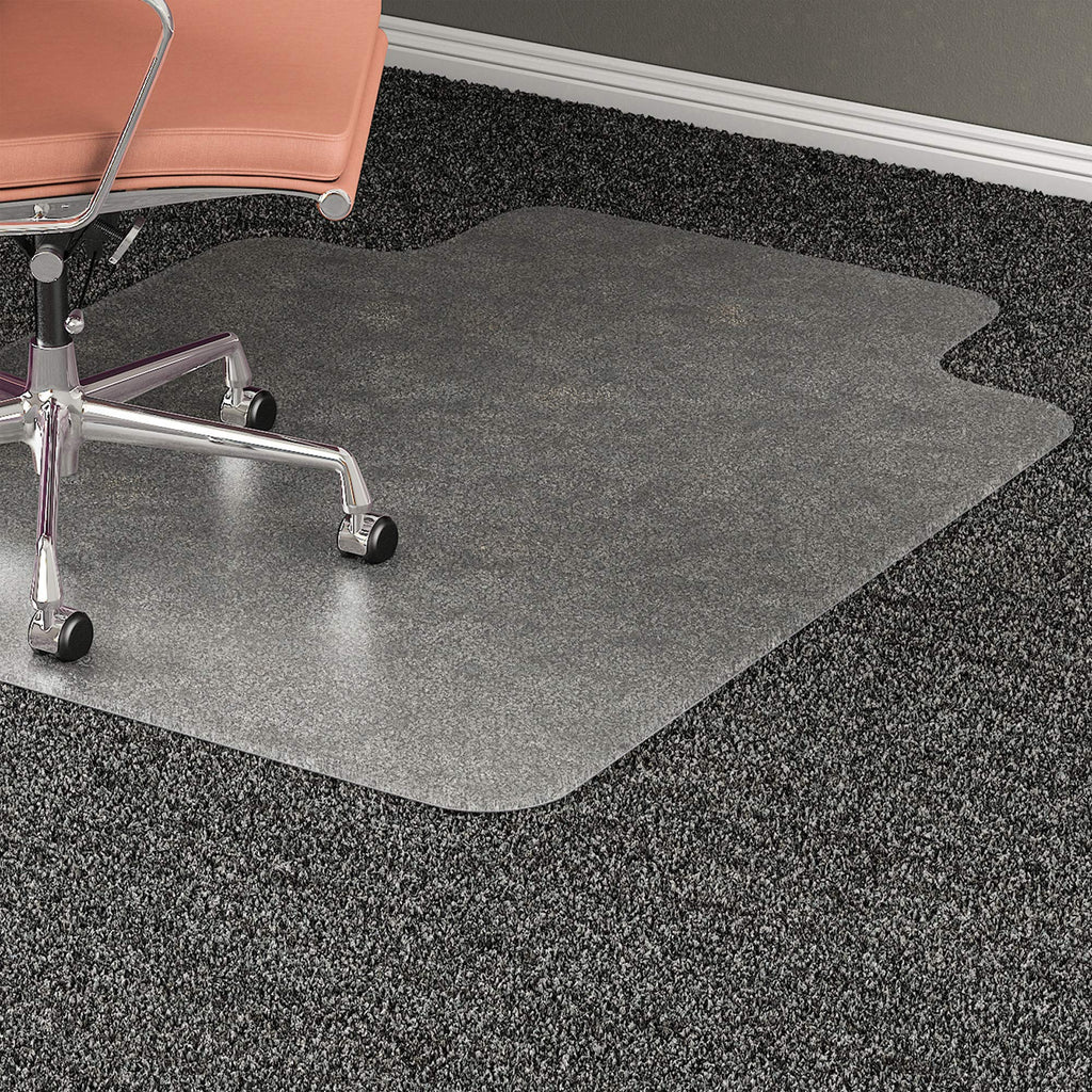 Lorell, Llr69166, Wide Lip Medium Pile Chairmat, 1 Each, Clear