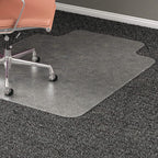 Lorell, Llr69166, Wide Lip Medium Pile Chairmat, 1 Each, Clear