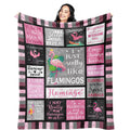 Mcurore Flamingo Gifts Blanket 50'X40', Pink Flamingo Gifts For Women Unique, Flamingo Decor, Flamingos, Flamingo Blanket, Fla