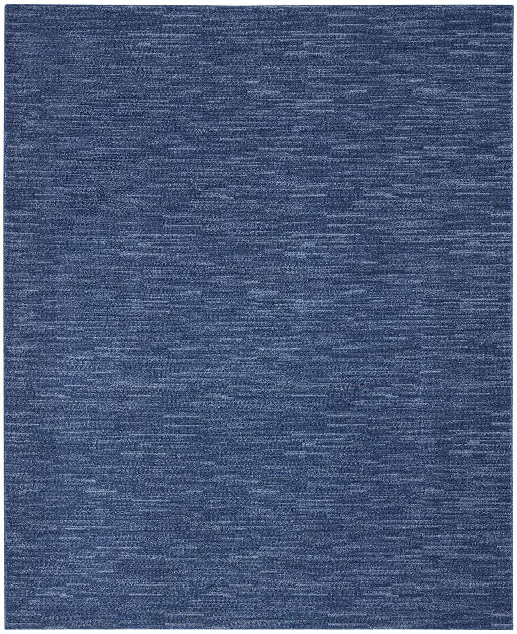 Nourison Essentials Indoor/Outdoor Navy Blue 12' X 15' Area-Rug, Easy-Cleaning, Non Shedding, Bed Room, Living Room, Dining Room, Backyard, Deck, Patio (12X15)