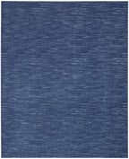 Nourison Essentials Indoor/Outdoor Navy Blue 12' X 15' Area-Rug, Easy-Cleaning, Non Shedding, Bed Room, Living Room, Dining Room, Backyard, Deck, Patio (12X15)