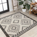 JONATHAN Y MOH200A-3SQ Amir Moroccan Beni Souk Area Rug, Bohemian, Scandinavian, Transitional, Rustic for Bedroom, Kitchen, Livi