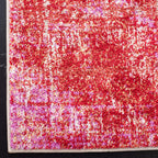 Safavieh Adirondack Collection Accent Rug - 3' X 5', Red & Gold, Modern Abstract Design, Non-Shedding & Easy Care, Ideal For Hig