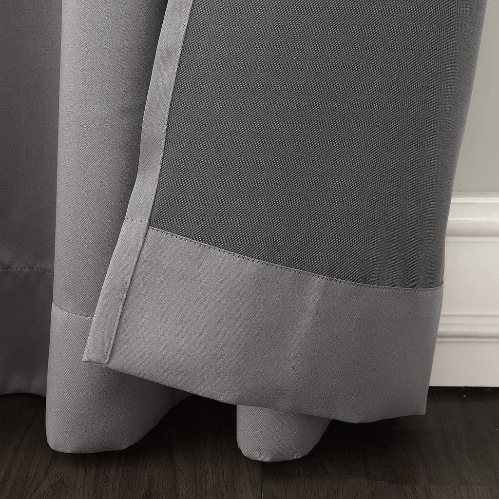 Sun Zero Becca Energy Efficient Grommet Curtain Panel, 40'' X 63'', Gray