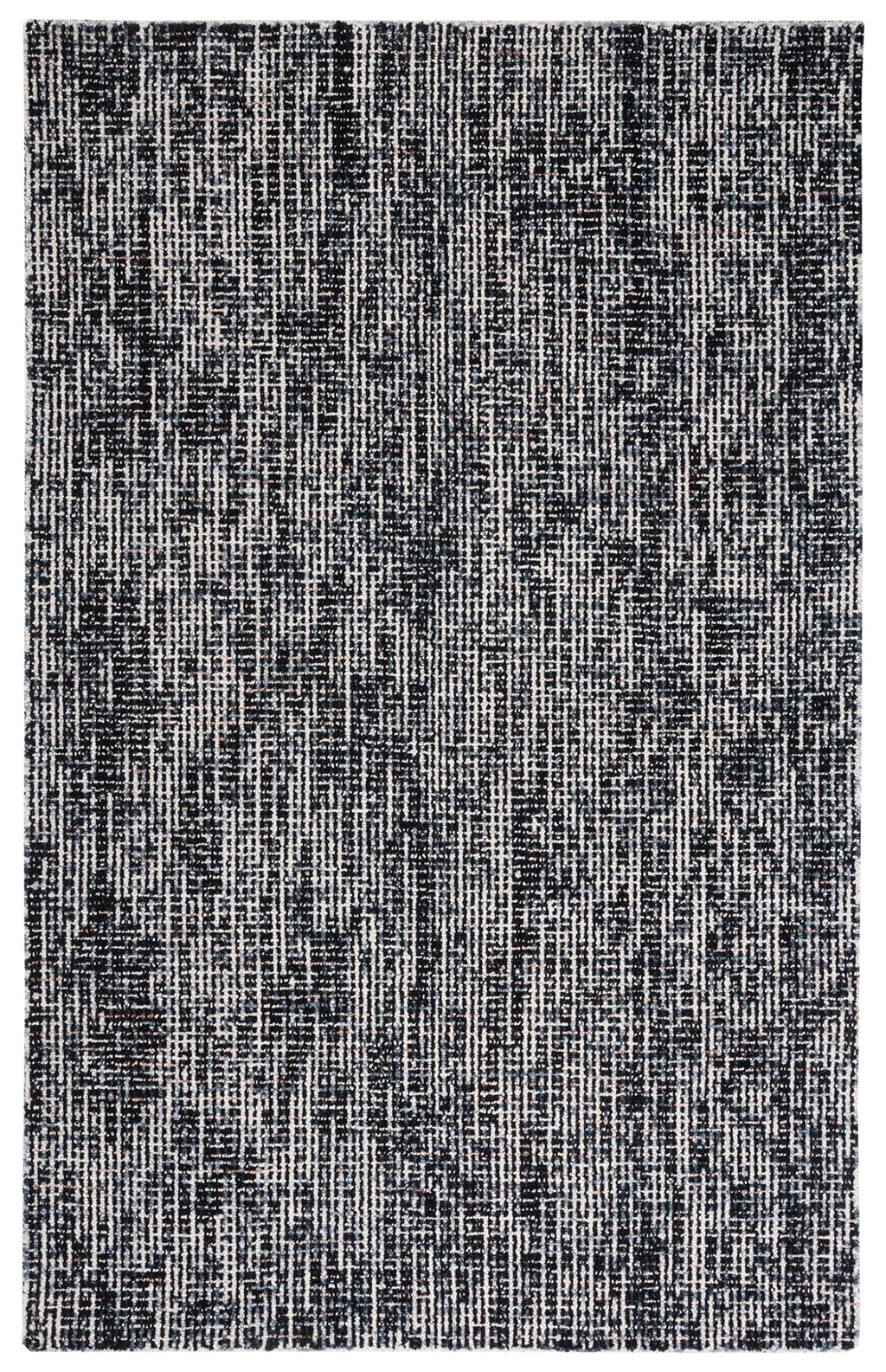 Safavieh Abstract Collection Area Rug - 9' X 12', Black & Grey, Handmade Wool, Ideal For High Traffic Areas In Living Room, Bedr