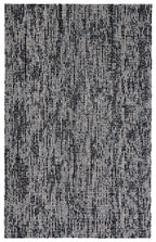 Safavieh Abstract Collection Area Rug - 6' X 9', Black & Grey, Handmade Wool, Ideal For High Traffic Areas In Living Room, Bedro