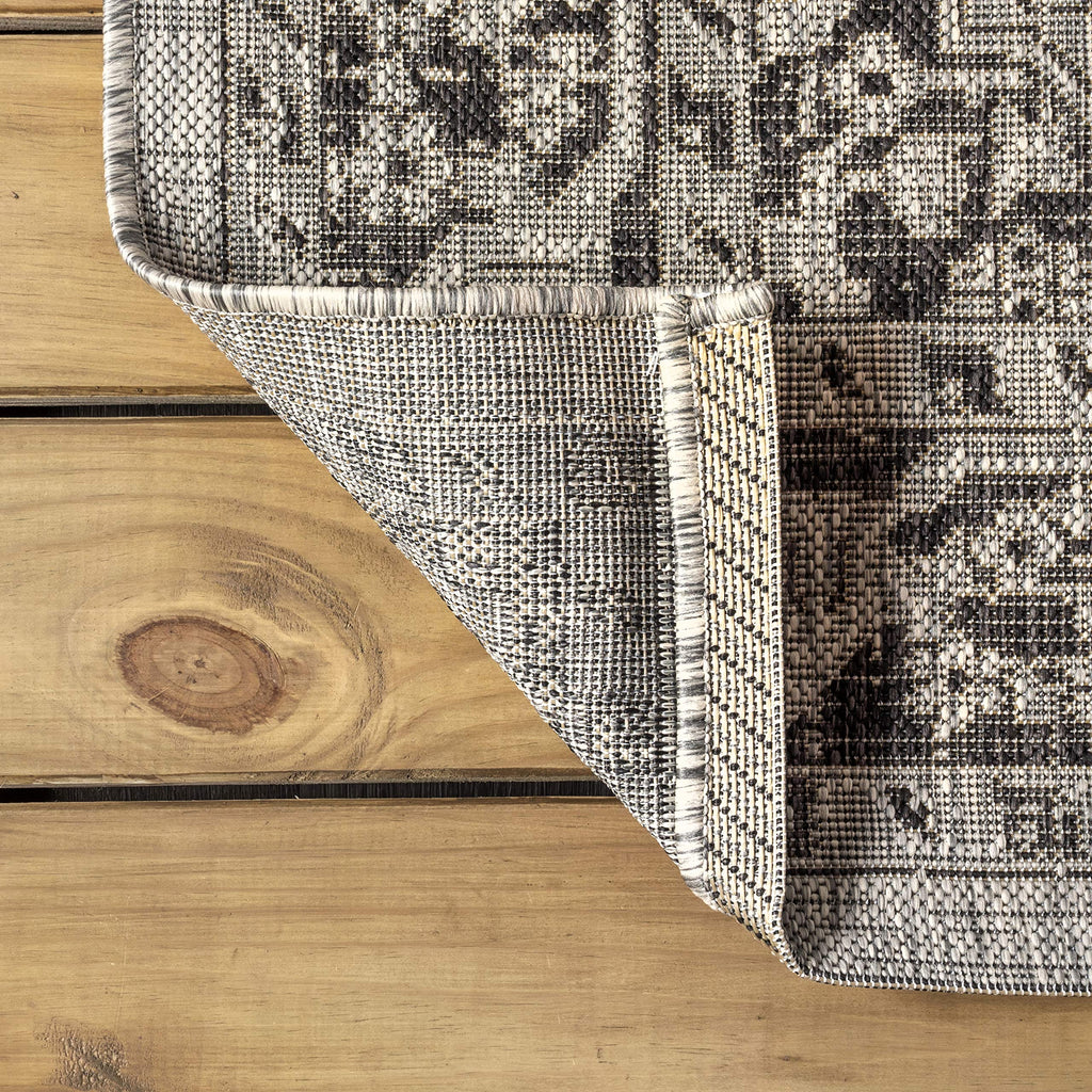 Jonathan Y Smb102D-3 Rozetta Boho Medallion Textured Weave Indoor Outdoor -Area Rug Coastal Bohemian Rustic Glam Easy-Cleaning B