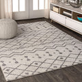 JONATHAN Y MOH208B-4 Aksil Moroccan Beni Souk Indoor Farmhouse Area-Rug Bohemian Minimalistic Geometric Easy-Cleaning Bedroom Ki