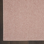Nourison Essentials Solid Indoor/Outdoor Pink 2'2' X 20 Area Rug, Easy Cleaning, Non Shedding, Bed Room, Living Room, Dining Room, Deck, Patio, Backyard (2X20)