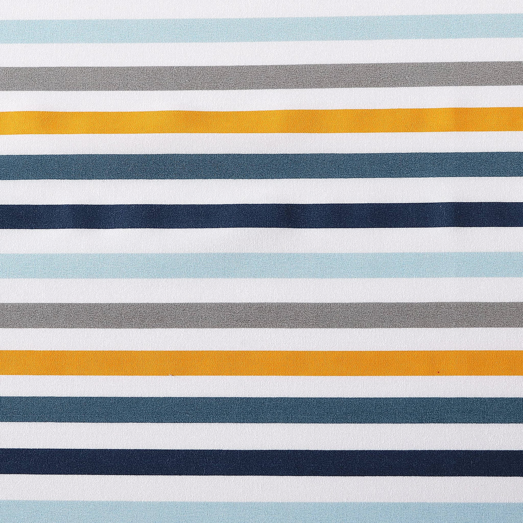 Eddie Bauer Kids - Full Size Sheets, Stain Resistant Kids Bedding, Ideal For Toddler Bedding Set (Vivid Stripe Blue, Full)