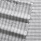 Nautica- King Sheet Set, Cotton Percale Bedding Set, Crisp & Cool, Lightweight & Breathable (Michael Plaid Grey, King)