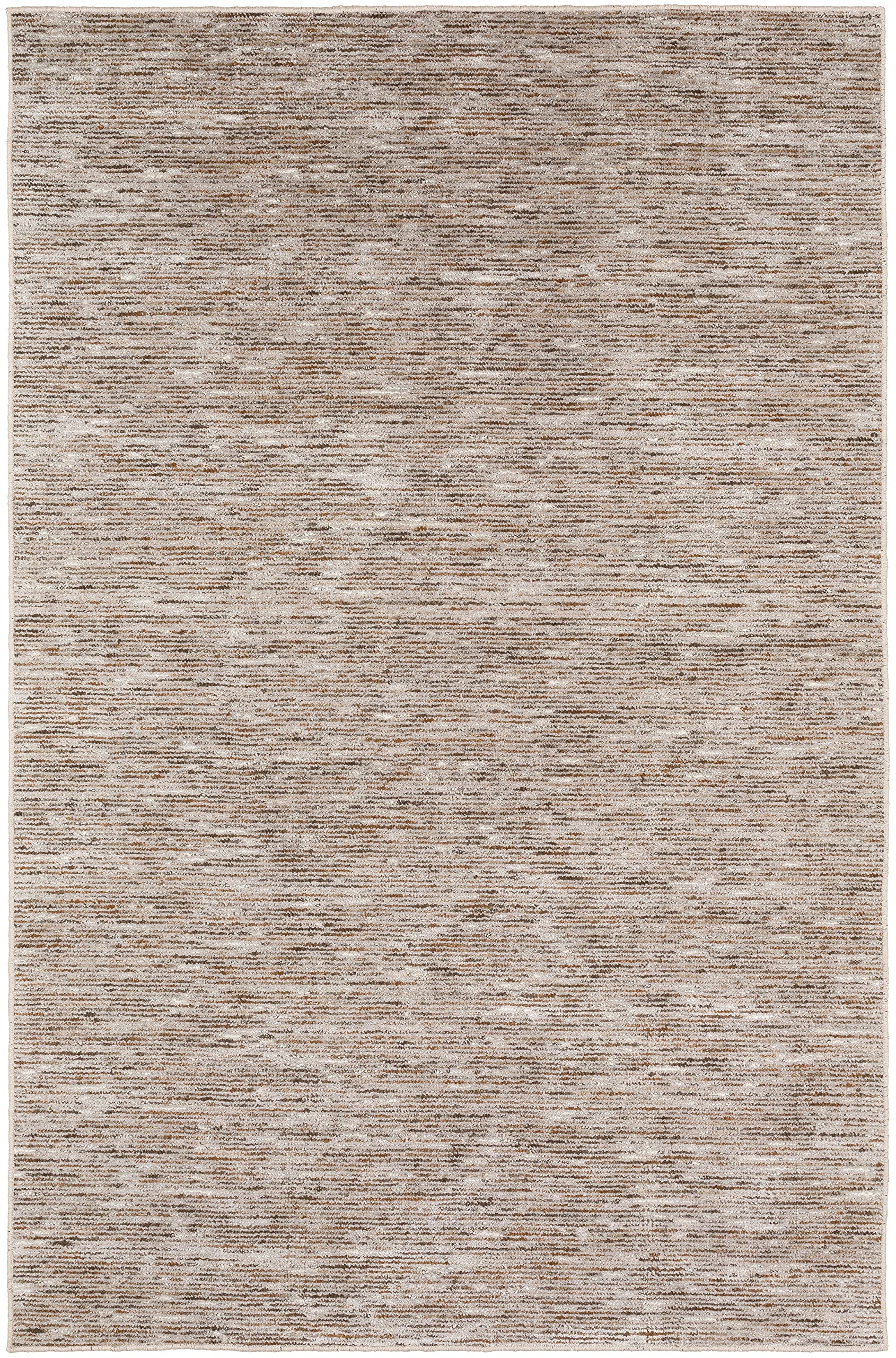 Addison Villager Active Solid Brown 5' X 7'6" Wool Area Rug