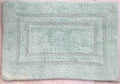 Modern Homes Large Reversible Aqua HighAbsorbency Soft Cotton Doormat or Bath Mat