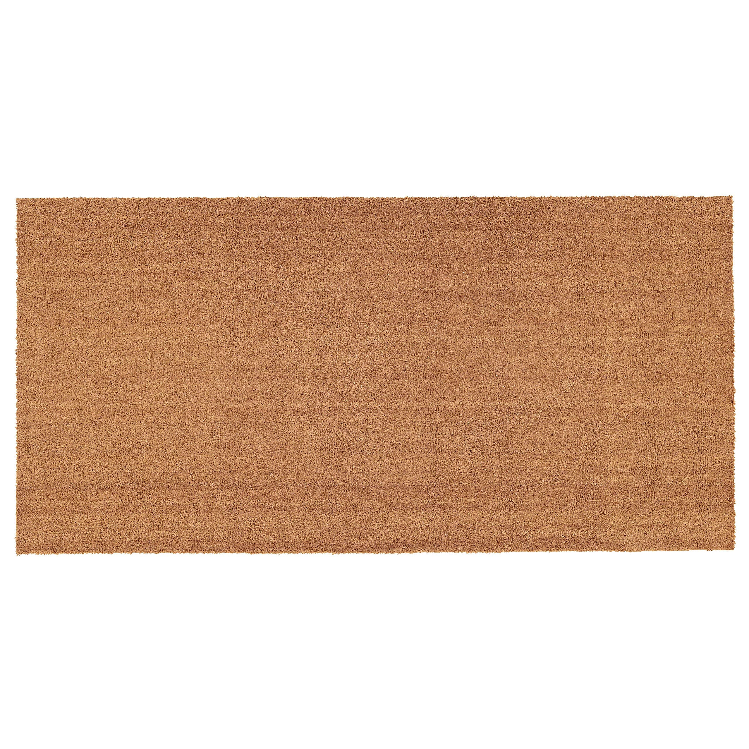 Calloway Mills 153553048 Natural Coir With Vinyl Backing Doormat, 30' X 48', Natural