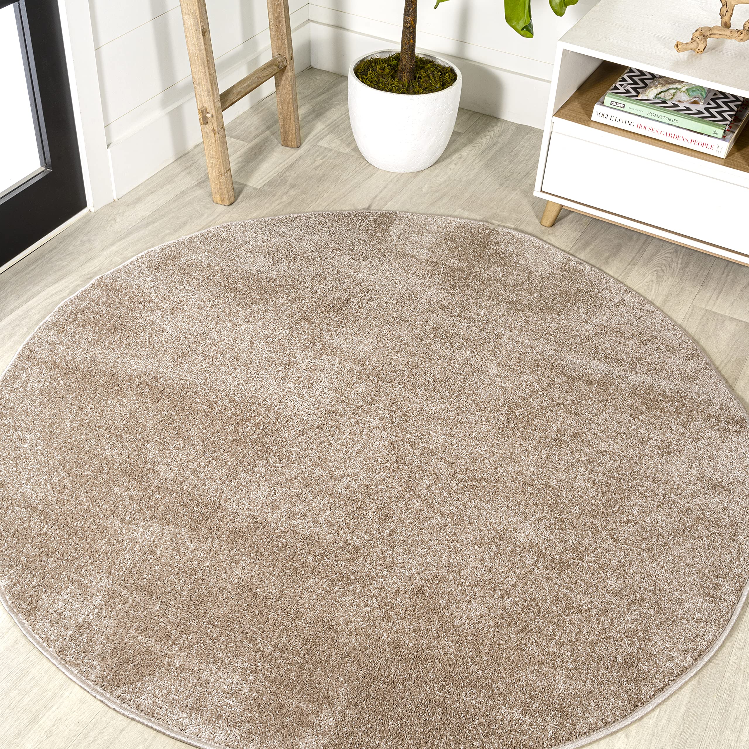 JONATHAN Y SEU100G-6R Haze Solid Low-Pile Indoor Area Rug, Coastal, Bohemian, Minimalist, Classic, Casual for Bedroom,Kitchen,Li