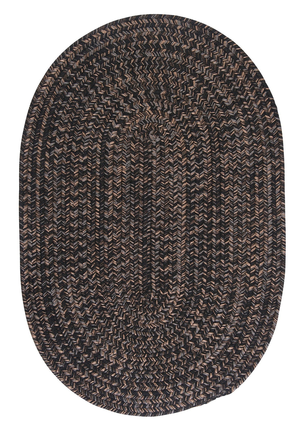 Hayward Round Area Rug, 8-Feet, Black