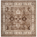 SAFAVIEH Vintage Hamadan Collection 3 Square Taupe VTH214T Oriental Traditional Persian Non-Shedding Living Room Bedroom Accent