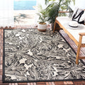 SAFAVIEH Courtyard Collection Accent Rug - 4 x 57, Sand & Black, Non-Shedding & Easy Care, Indoor/Outdoor & Washable-Ideal for
