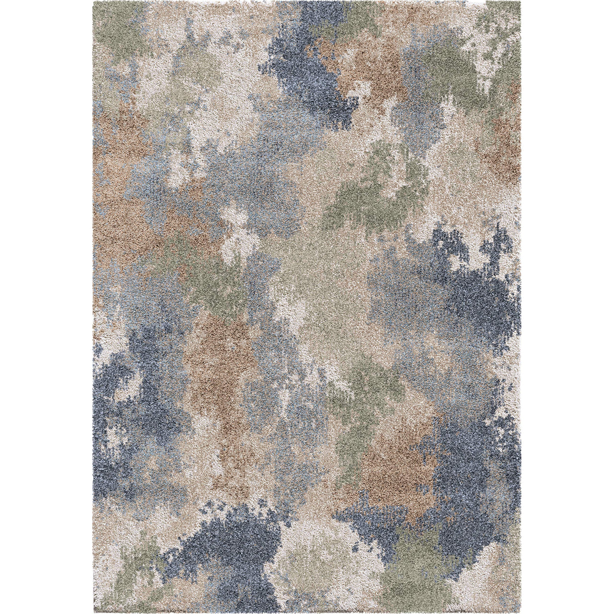 Orian Rugs Carolina Wild Dreamy - 7'9&quot; X 10'10&quot; Rectangle In Multi, Contemporary Style Indoor Home Decor, Abstract Camouflage Pattern, Plush Area Rug