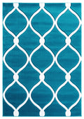 United Weavers Of America 2050 11569 69 5 Ft. 3 In. X 7 Ft. 6 In. Bristol Rodanthe Turquoise Rectangle Area Rug