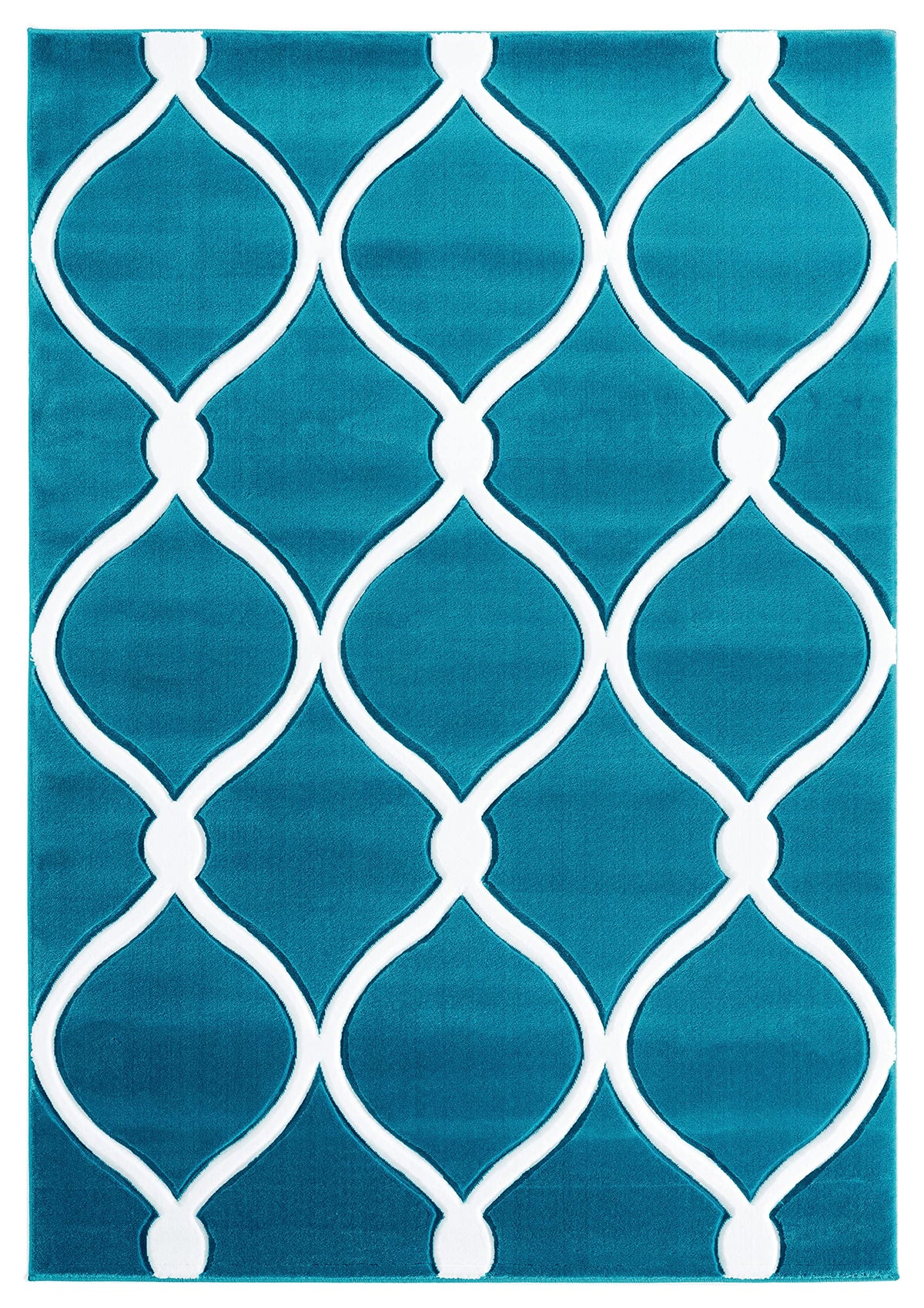 United Weavers Of America 2050 11569 69 5 Ft. 3 In. X 7 Ft. 6 In. Bristol Rodanthe Turquoise Rectangle Area Rug