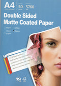 Supreme Double Side Matte All Inkjet Printer Photo Paper 8.3'X11.7' A4 Size 50 Sheets Weight 300Gsm For All Inkjet Printers