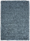 Rizzy Home | Km1558 | Kempton Collection | Polyester Area Rug | 3'6" X 5'6" | Grey Blue Solid