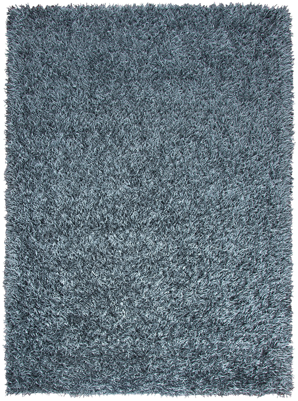 Rizzy Home | Km1558 | Kempton Collection | Polyester Area Rug | 3'6&quot; X 5'6&quot; | Grey Blue Solid