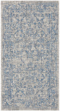 Safavieh Courtyard Collection 2' X 3'7' Grey/Navy Cy8680 Indoor/ Outdoor Waterproof Easy Cleaning Patio Backyard Mudroom Accent Rug