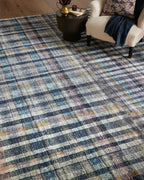 Loloi Chris Loves Julia Humphrey HUM-04 Plum/Multi Area Rug, 5' x 7', .38 Pile Height, CloudPile Design