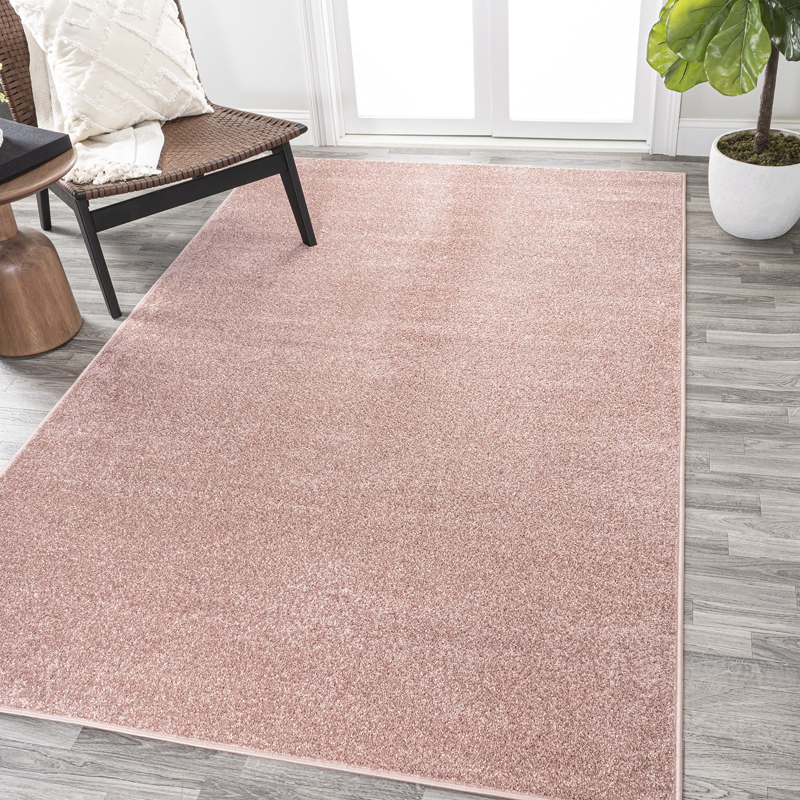 JONATHAN Y SEU100P-15 Haze Solid Low-Pile Indoor Area Rug, Coastal, Bohemian, Minimalist, Classic, Casual for Bedroom,Kitchen,Li