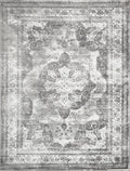 Unique Loom Sofia Collection Area Rug - Salle Garnier (9 x 12 Rectangle, Gray/ Ivory)