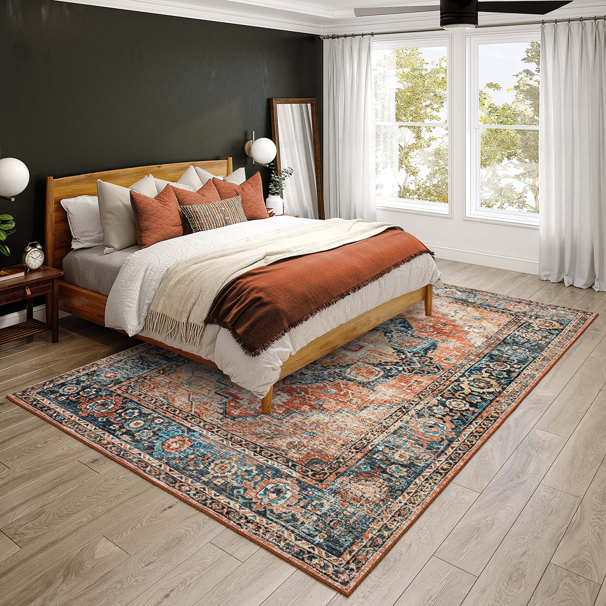 Dalyn Rugs Jericho Jc2 Spice 9' X 12' Rectangle Soft Area Rug, Easy Clean, Non Shedding, Bedroom, Entry, Living Room, Dining Room, Kitchen Rug