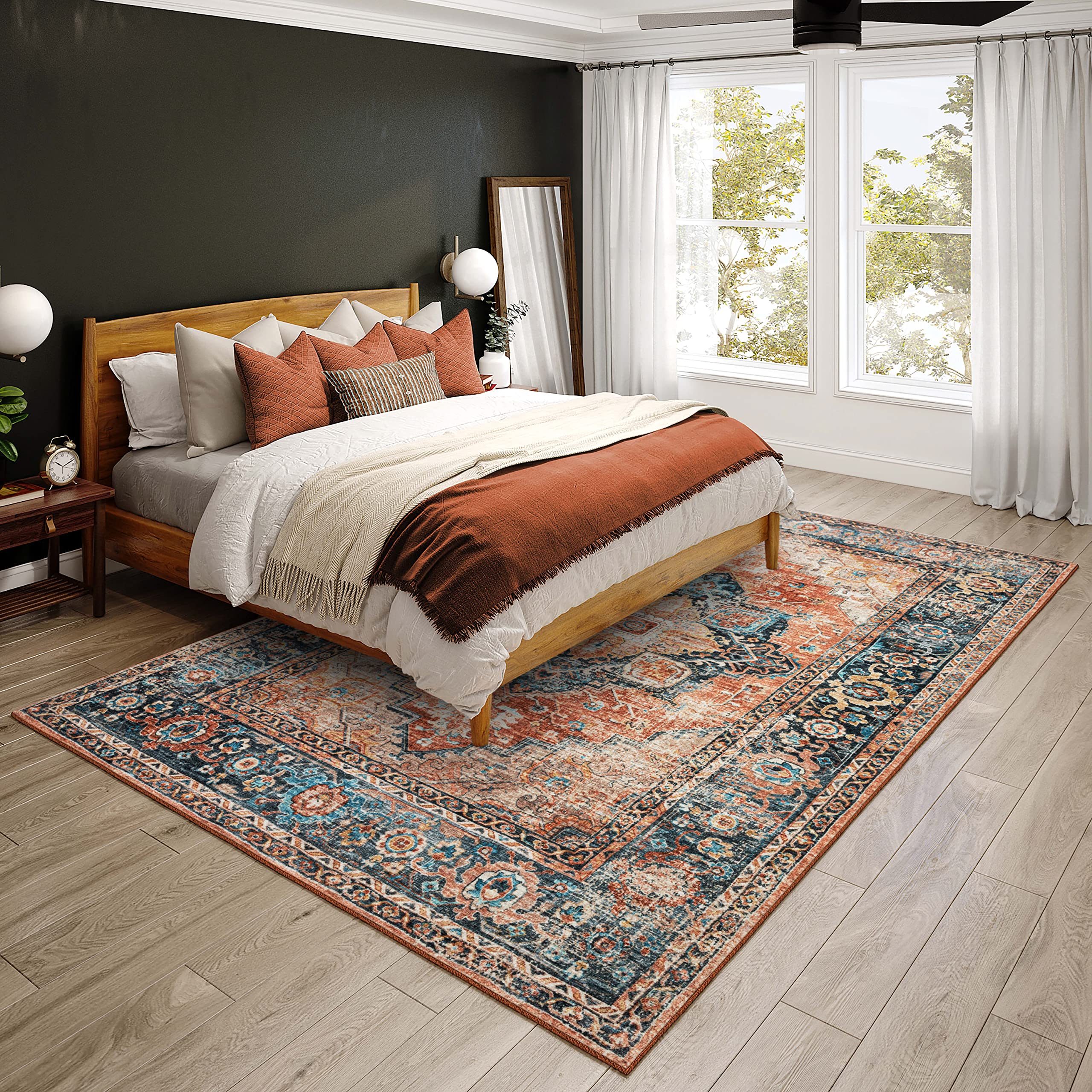 Dalyn Rugs Jericho Jc2 Spice 9' X 12' Rectangle Soft Area Rug, Easy Clean, Non Shedding, Bedroom, Entry, Living Room, Dining Room, Kitchen Rug